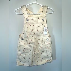 Perfect for Spring! Old Navy overall dress 3T NWT